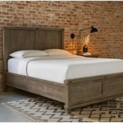 Full Size Wooden Bed