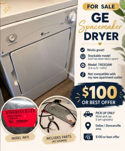 GE Spacemaker Dryer