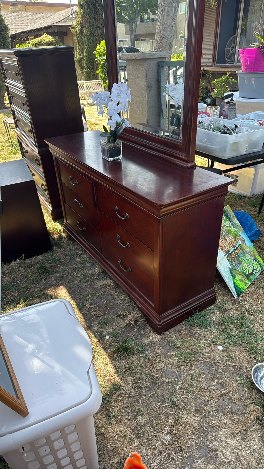 Dresser And Mirror