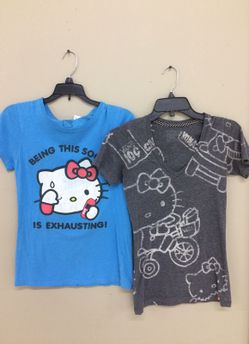 Hello Kitty/Van's tees