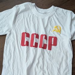 Size L T-shirt 💯 Cotton USSR Souvenir Gag Gift 
