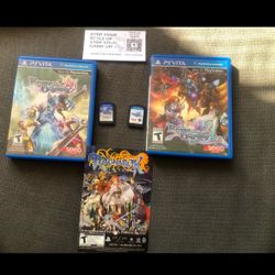 Sony PlayStation PS Vita - Ragnarok Odyssey Ace bundle lot