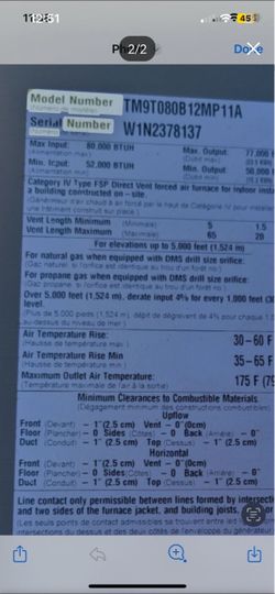 3 tons gas furnace