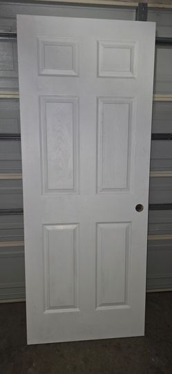 32x30 LH inswing hollow core 6 panel door