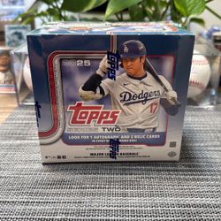 2025 Topps Series 2 Baseball Jumbo Hobby Box Sealed - One Autograph and 2 Relics