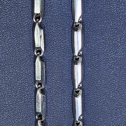 *On Sale* 10kt WG Link Chain. (C-2) 28", 5mm, Hollow. ASK FOR RYAN. #(contact info removed)57