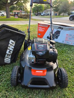 ECHO
21 in. 163 cc Briggs and Stratton Gas 3-in-1 One Blade RWD Self-Propelled Walk Behind Lawn Mower