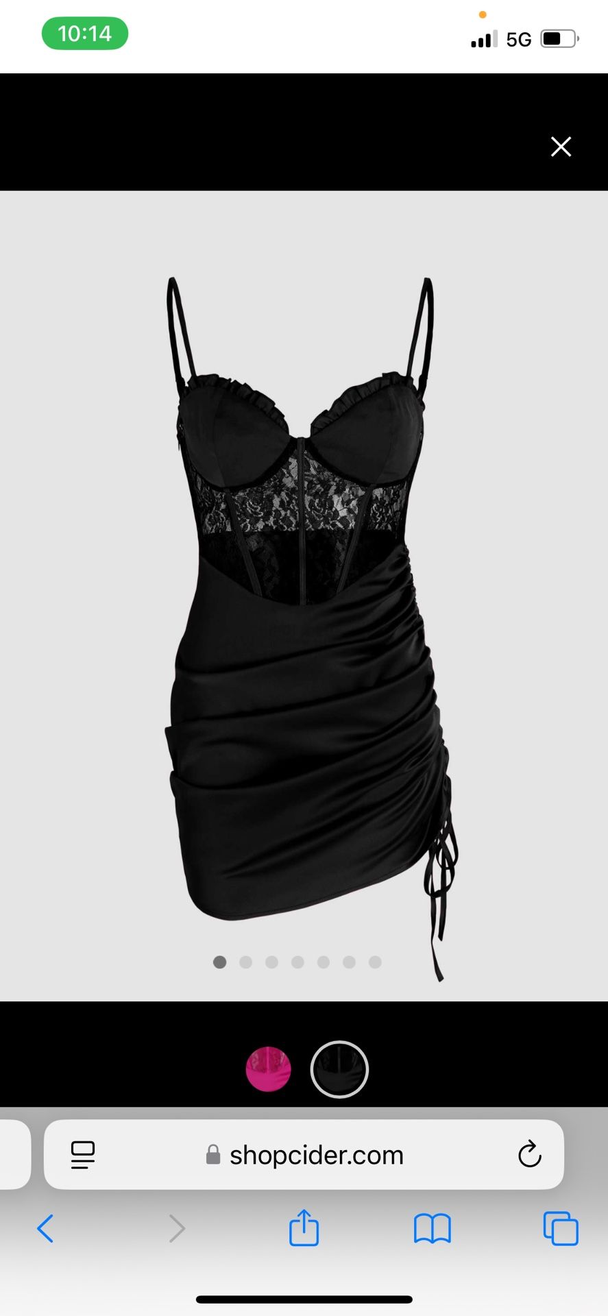 Black Lace Dress