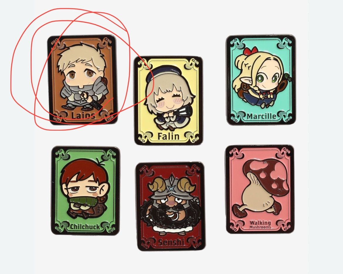 Laios Dunmeshi Enamel Pin TRADING FOR FALIN OR MARCILLE
