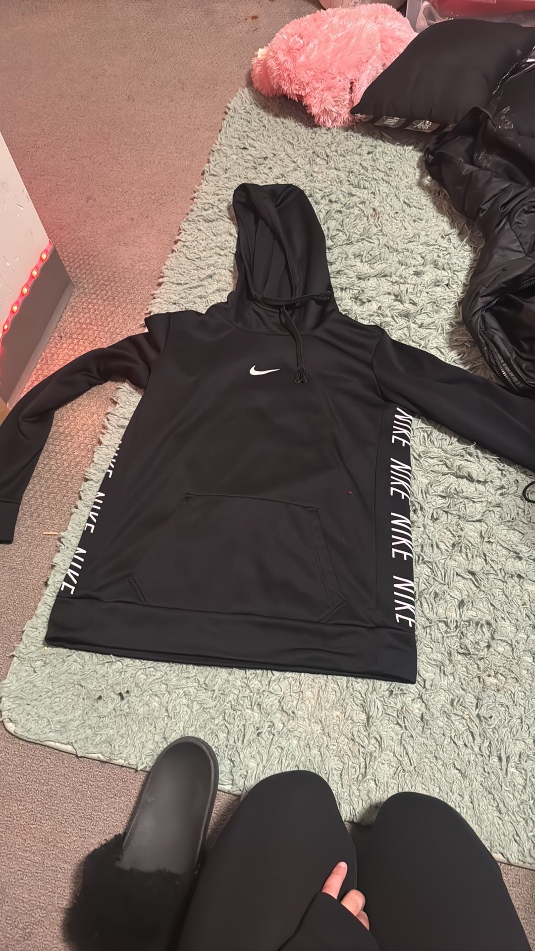 Medium black nike hoodie
