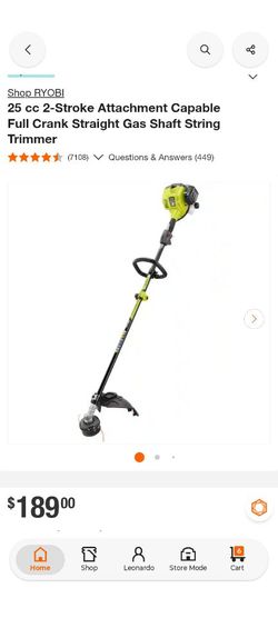 Ryobi string trimmer