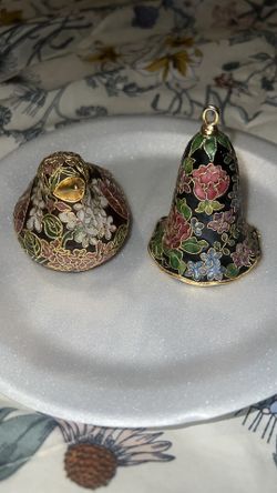Cloisonne Bird And Bell