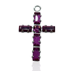 Swarovski crystal cross charm pendant jewelry Gift Crafts