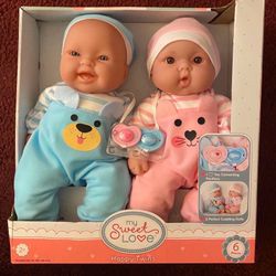 NEW My Sweet Love Twin Babies: $18