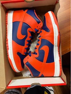 Nike Dunk High Knicks Orange/Royal Blue – Men’s Size 9.5 – Like New