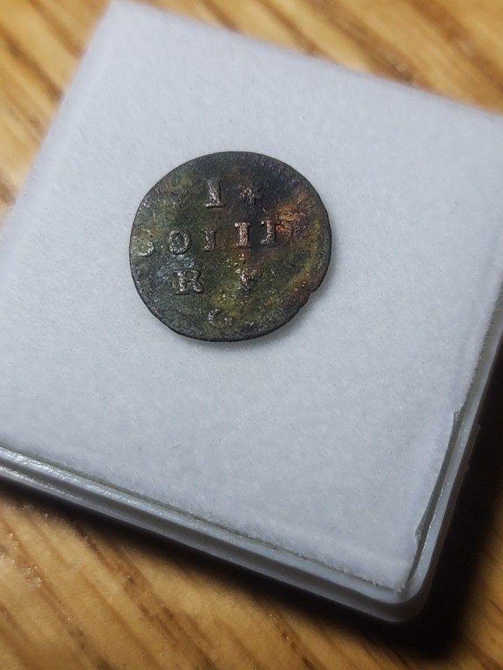 Original Medieval 1768 Poland Polish coin 1 Solid RP - Stanislaus Augustus