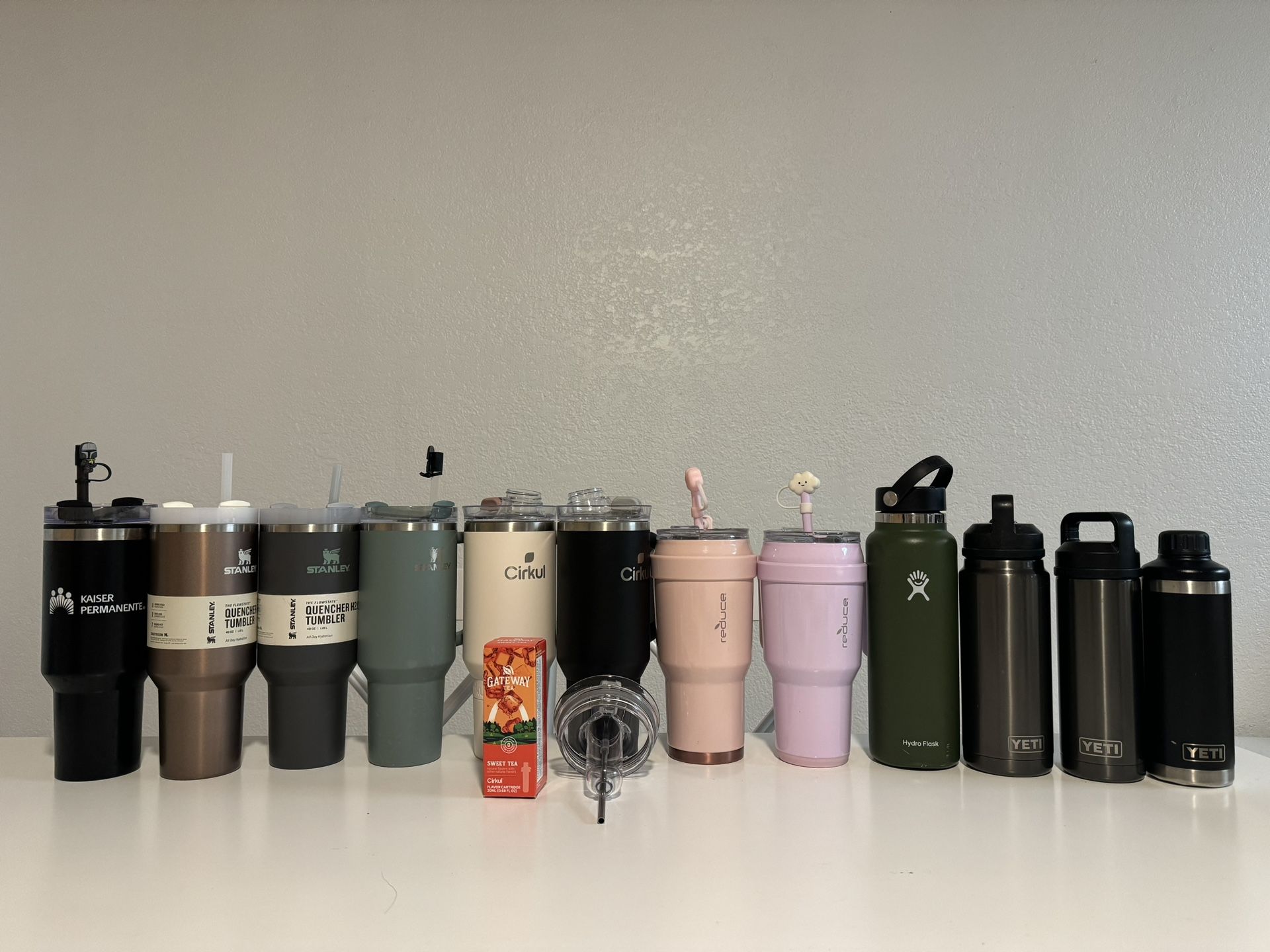 Stanley, Yeti, Hydroflask