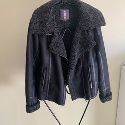 Women’s Short Coat Jeans By Buffalo, Size L, Black