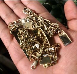 Gold Oro 10k 14k 18k 22k 24k Chains Rings Pendants Bracelets Cadenas Esclava Dijes Pulseras 