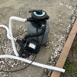 Above ground water filter