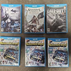 Nintendo Wii U - Variety Of Videogames - $10 Each