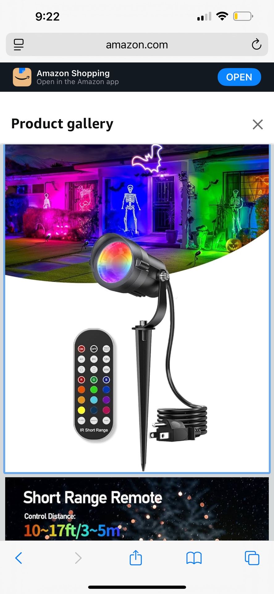 Halloween Spotlight Outdoor 