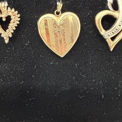 10k Heart Pendant 