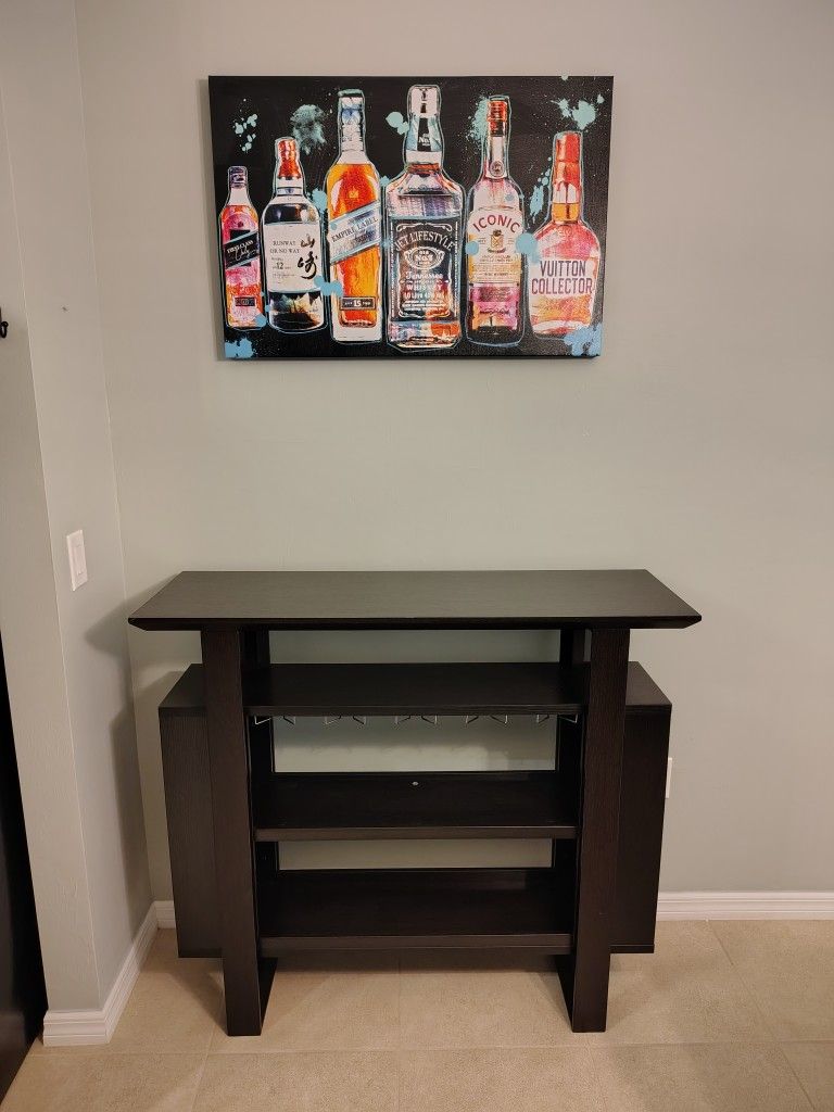 Bar With Wall Art