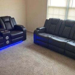SOFA AND LOVESEAT ELECTRICAL RECLINER 
