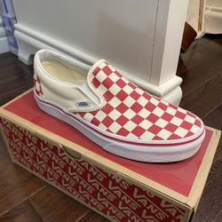 Checkered Slip On Vans