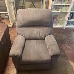 Recliner, Ashley Furniture, Great Condition, Works, Grey Color