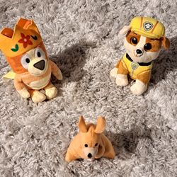 Lot Of 3 Plush