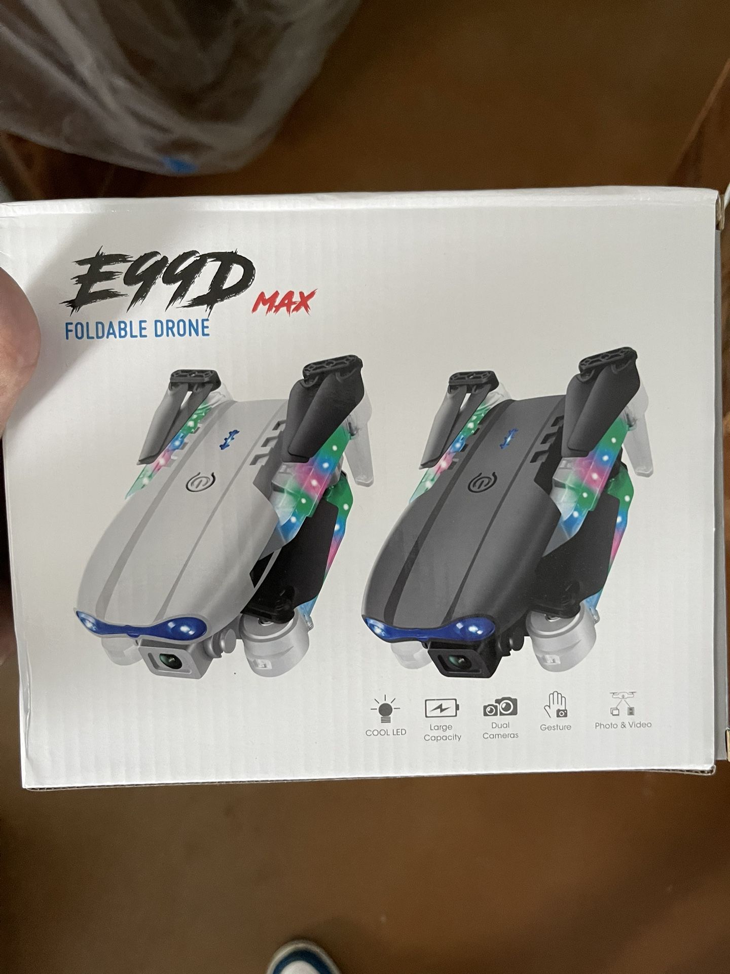 Compact Light Up Dual Camera Drone