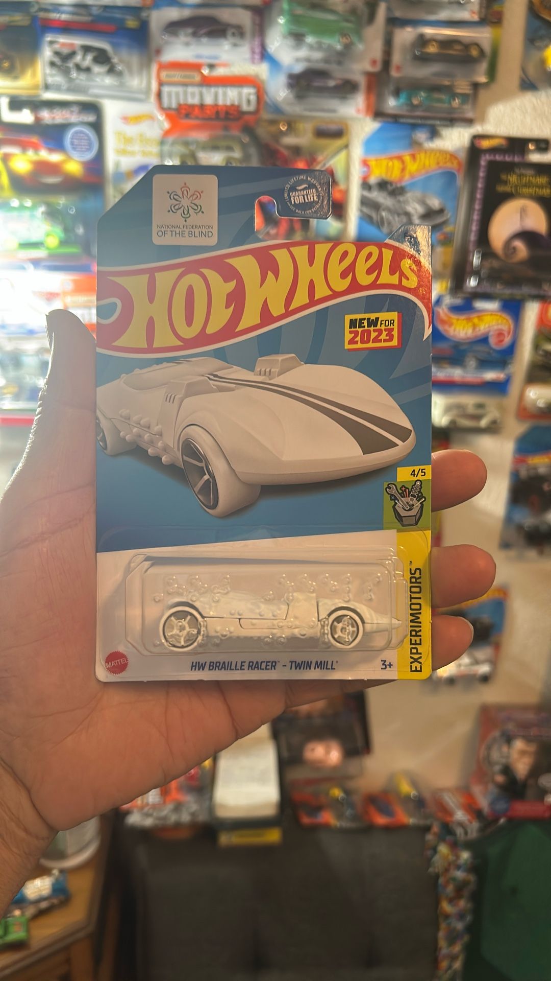 Hot Wheel braille racer windmill