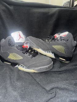 Air Jordan 5 GS Black Metallic  – Size 5.5y