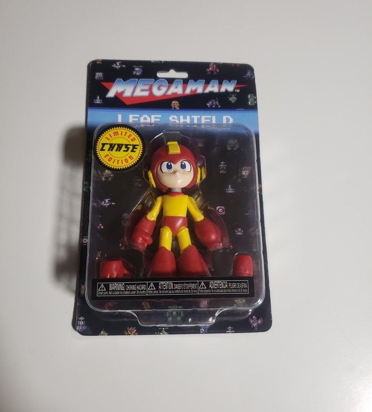 2018 Funko Mega-Man Leaf Shield figure (Chase)
