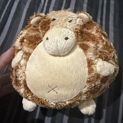 People Pals Plush Giraffe- Round, Huggable, Soft & Cuddly. Preowned