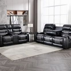 2 PC MOTION SOFA AND LOVESEAT NEW IN BOX 