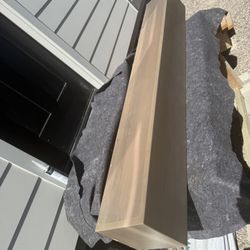 Wood Box Fireplace Beam Mantle