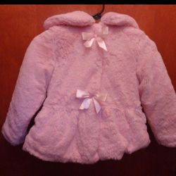 NEW Little Girls Fur Winter Coat