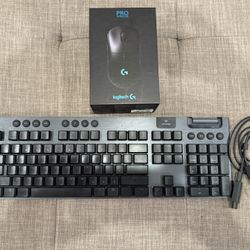 Logitech G915+Pro Wireless Mouse And Keyboard