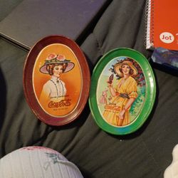 Vintage Mini Coke Cola Trays