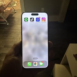 iphone 15 pro max with TIK TOK installed only two weeks of use, 256 GB Unlocked