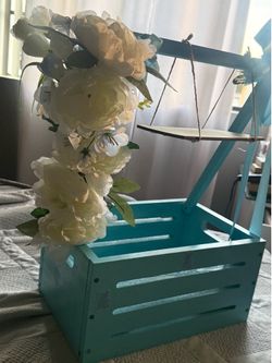 Wooden Crate for Baby Shower