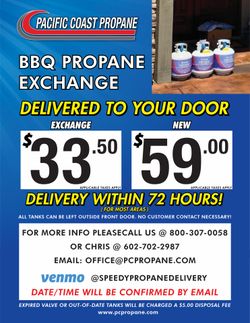 Bbq propane tank exchange