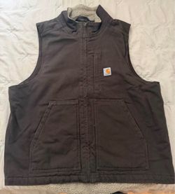Carhartt Sherpa-Lined Duck Canvas Vest