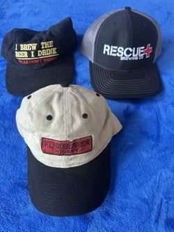 Men’s vintage brewing Companies Hat Bundle3x$20