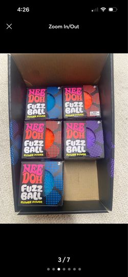 5 NEE DOH Fuzz Ball Power Flower Lot