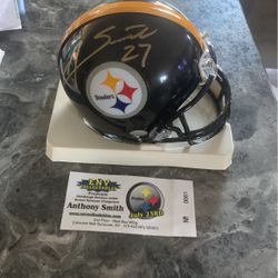 STEELERS ROOKIE SIGNED MINI HELMET 