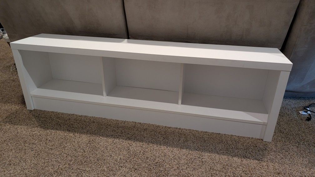 Bench Bookshelf - White